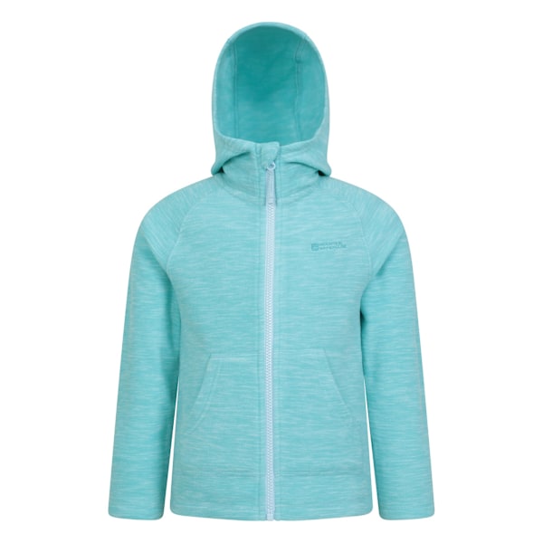 Mountain Warehouse Snowdonia II Hoodie med Hel Dragkedja för Barn/Ungdom Turquoise 5-6 Years