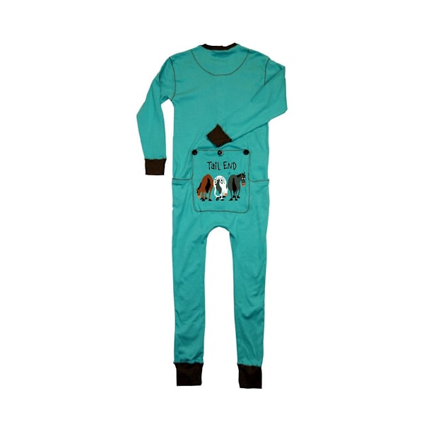 LazyOne Barnkläder/Barn Tail End All-In-One 9-10 År Teal/Svart Teal/Black 9-10 Years