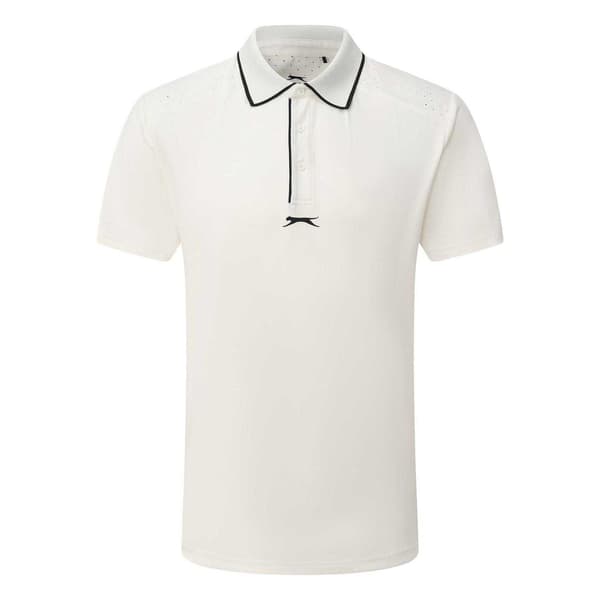 Slazenger Herr Performance Regular Kortärmad Pikétröja M W White M