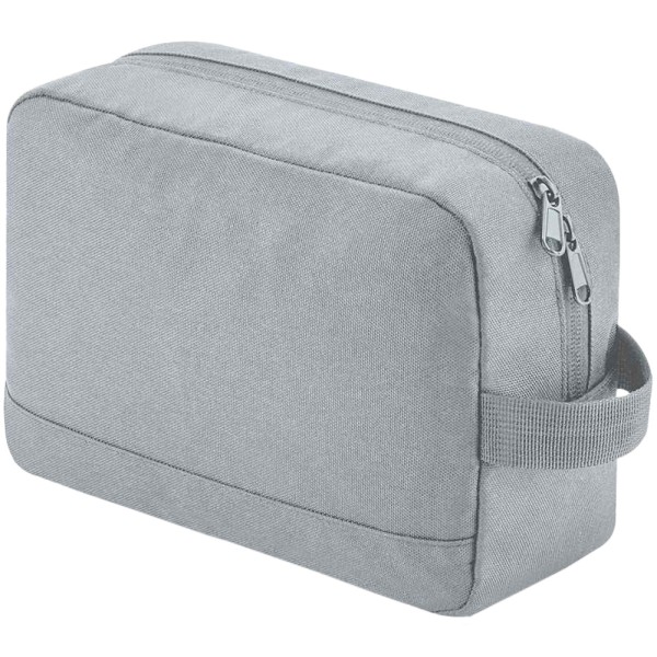 Bagbase Unisex Adult Essentials Återvunnen toalettväska One Size Pure Grey One Size