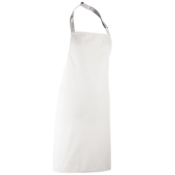 Premier Colours Haklappsförkläde / Arbetskläder (2-pack) One Size Vit White One Size