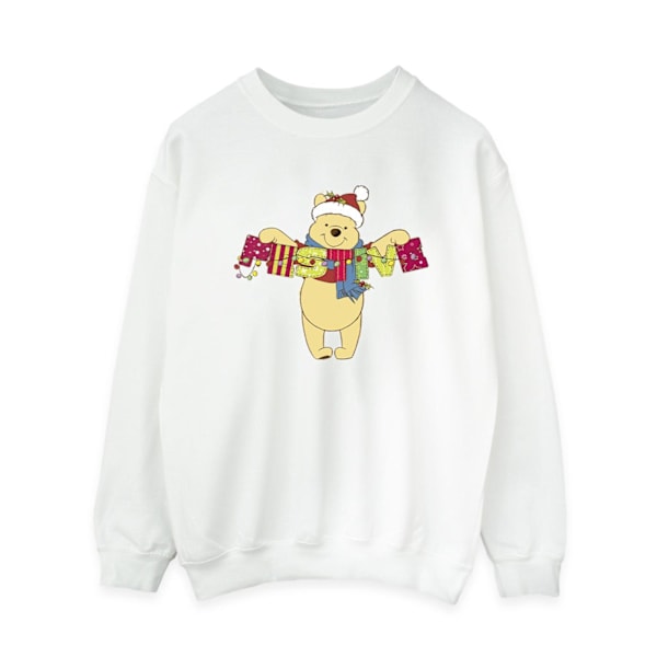 Disney Dam/Damer Winnie The Pooh Festlig Sweatshirt S Vit White S