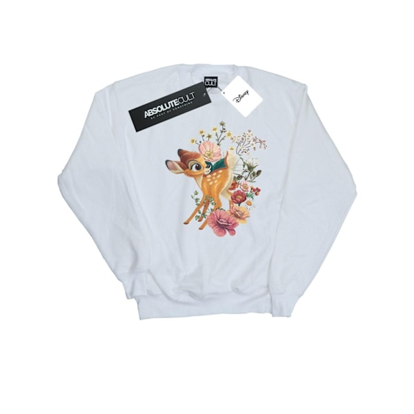 Disney Girls Bambi Meadow Sweatshirt 7-8 år Vit White 7-8 Years