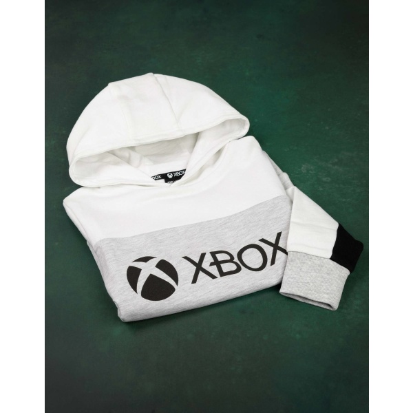 Xbox Boys Hoodie 10-11 år Grå/Vit Grey/White 10-11 Years