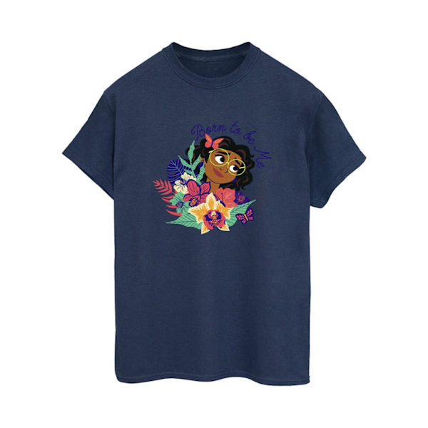 Disney Dam/Damer Encanto Born To Be Me Bomull Boyfriend T-S Navy Blue XL