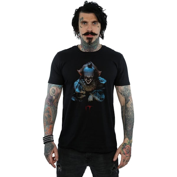 It Unisex Vuxen Pennywise Grin T-Shirt XL Svart Black XL