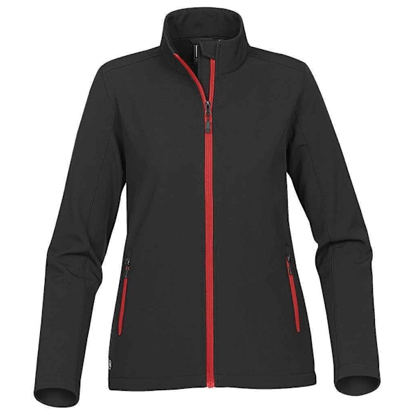 Stormtech Dam/Kvinnor Orbiter Soft Shell Jacka L Svart/Ljusröd Black/Bright Red L