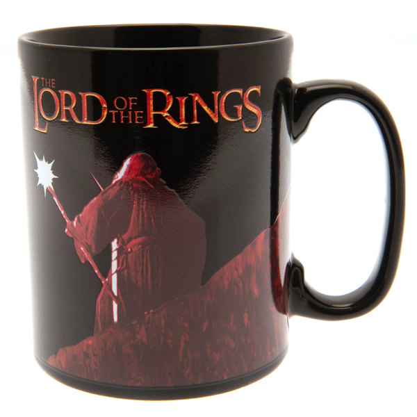The Lord Of The Rings Du Får Inte Passera Värmeförändrande Mugg En Black/Red One Size