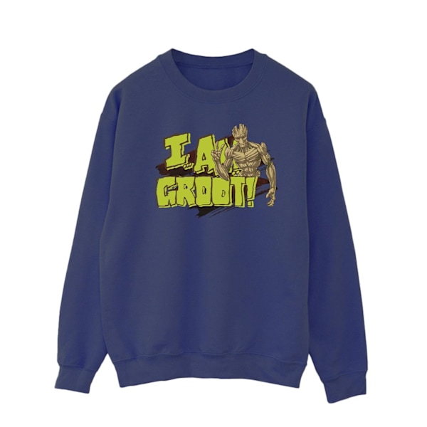 Guardians Of The Galaxy Herr I Am Groot Sweatshirt XXL Marinblå Navy Blue XXL