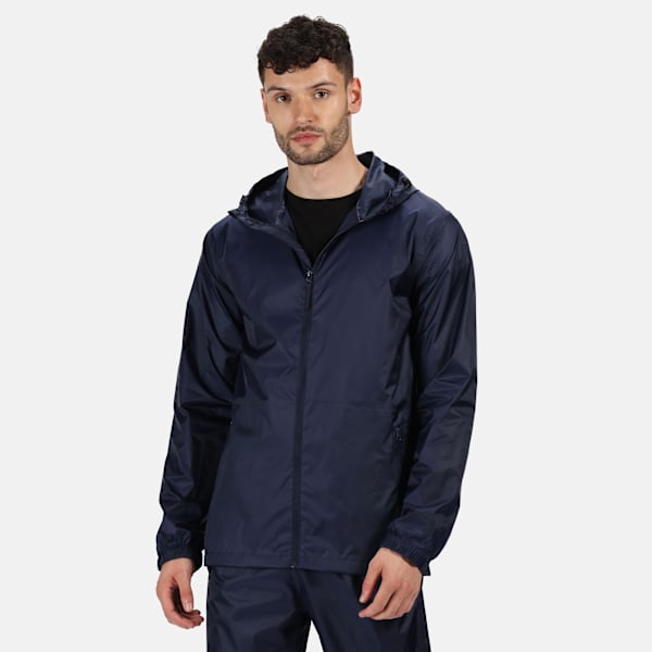 Regatta Pro Mens Packaway Vattentät Andningsbar Jacka M Marinblå Navy M