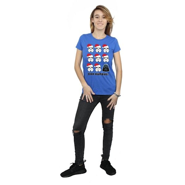 Star Wars Dam/Damer Jul Humbug Bomull T-shirt M Royal Royal Blue M