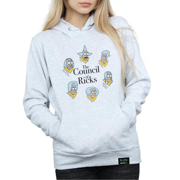 Rick And Morty Womens/Ladies Council of Ricks Hoodie M Heather Heather Grey M