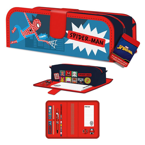 Spider-Man Sketch Case Set (paket med 7) One Size Röd/Blå Red/Blue One Size