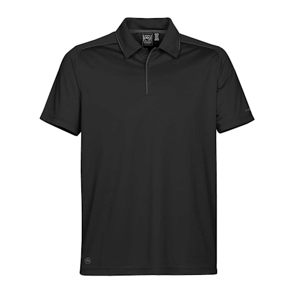 Stormtech Mens Inertia Sport Polo Shirt 2XL Svart Black 2XL