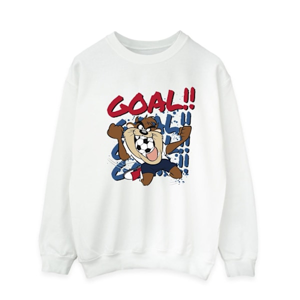 Looney Tunes Taz Goal Goal Goal Sweatshirt 3XL Vit White 3XL