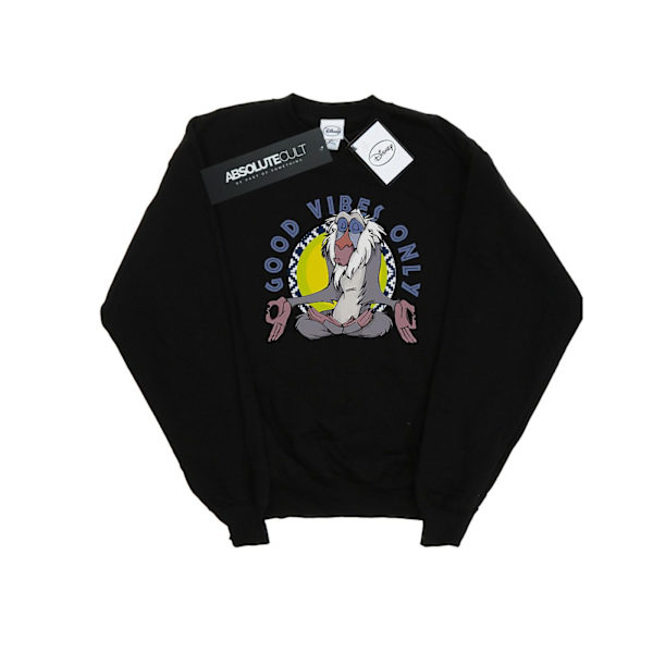 Disney Girls The Lion King Rafiki Good Vibes Only Sweatshirt 7- Black 7-8 Years