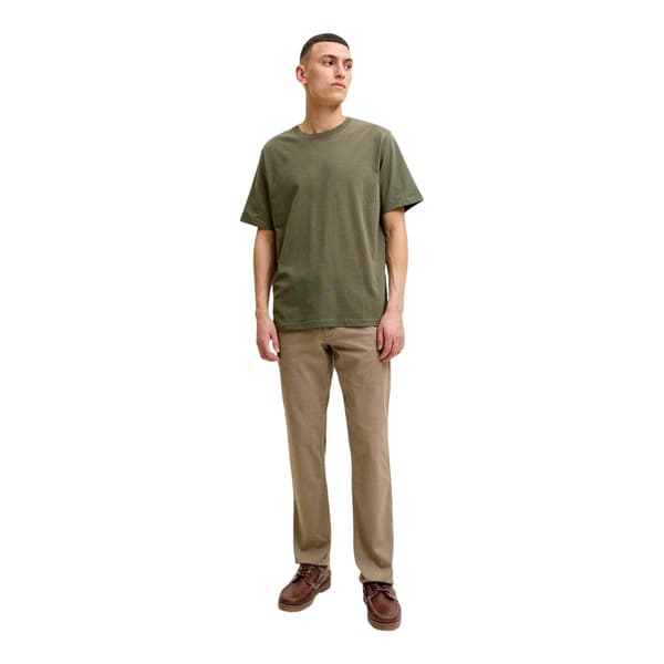 Jack And Jones Herr Basic Enfärgad Regular T-shirt L Olive Night Olive Night L