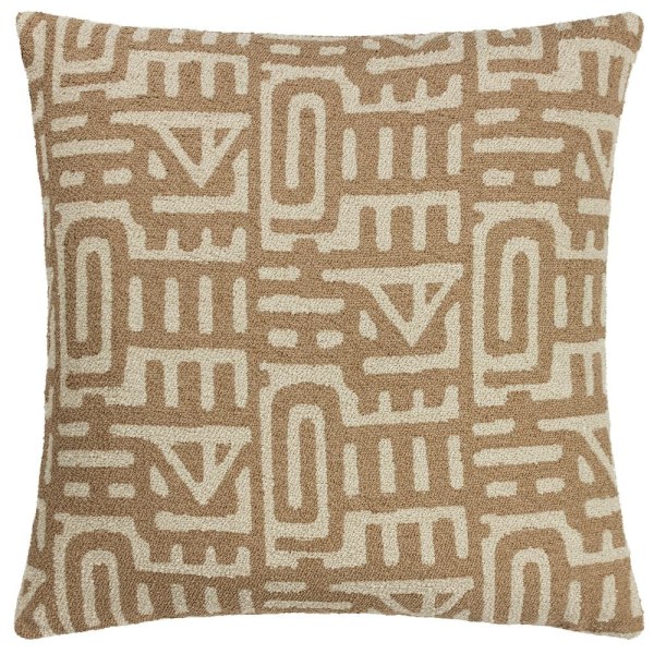 Hoem Samos Jacquardvävd kuddfodral 60 cm x 60 cm Toffee/Nougat Toffee/Nougat 60cm x 60cm