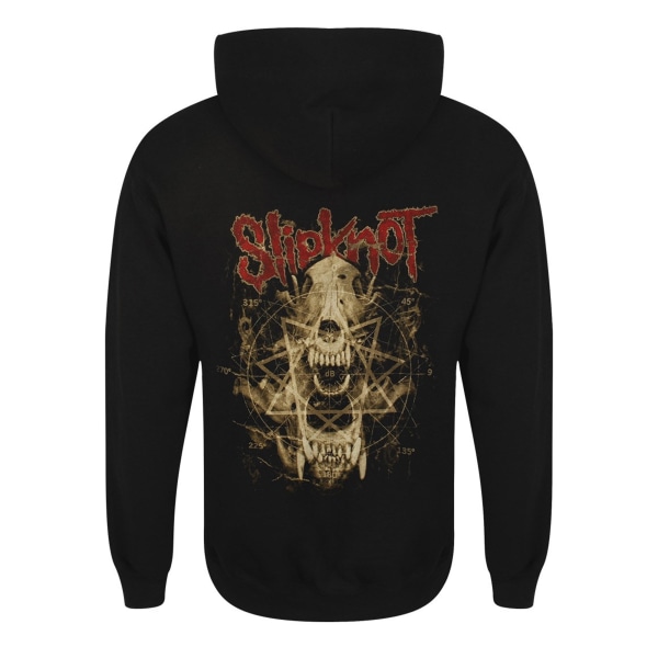 Slipknot Unisex Vuxen Skull Teeth Hoodie med dragkedja XXL Svart Black XXL
