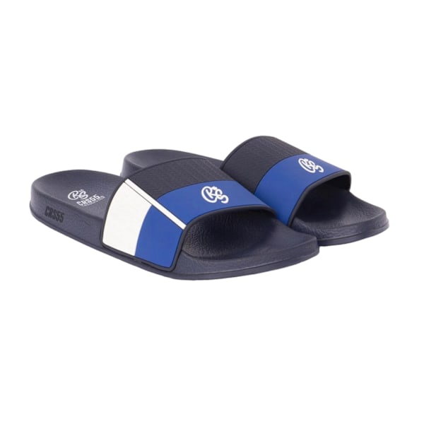 Crosshatch Mens Rentrays Sliders 7 UK Blå Blue 7 UK