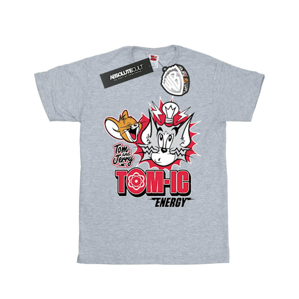 Tom And Jerry Dam/Damer Tomic Energy Bomull Boyfriend T-Shi Sports Grey XXL