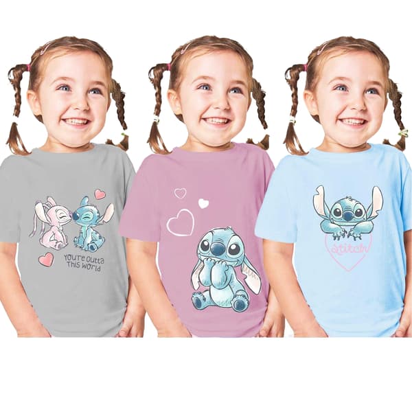 Lilo & Stitch T-shirt för barn med Stitch & Angel 2-3 år M Multicoloured 2-3 Years