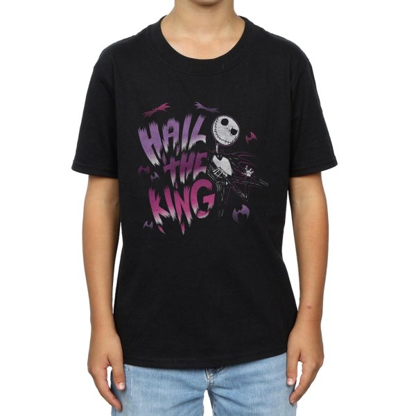 Disney Boys Nightmare Before Christmas Hail The King T-shirt 5- Black 5-6 Years