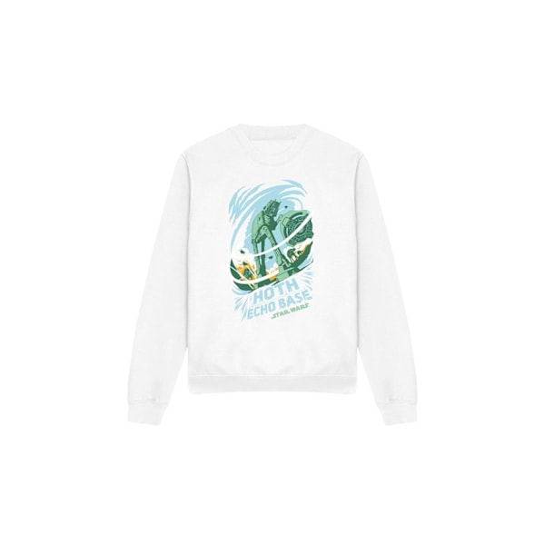 Star Wars Unisex Vuxen Echo Base Attack Sweatshirt L Vit White L