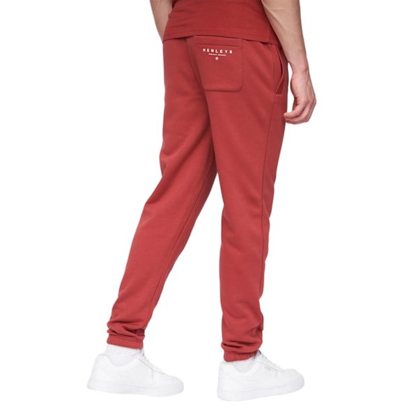 Henleys Mens Curveball Jogging Bottoms XL Deep Red Deep Red XL