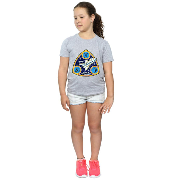 NASA Girls Classic Spacelab Life Science Bomull T-shirt 9-11 år Sports Grey 9-11 Years