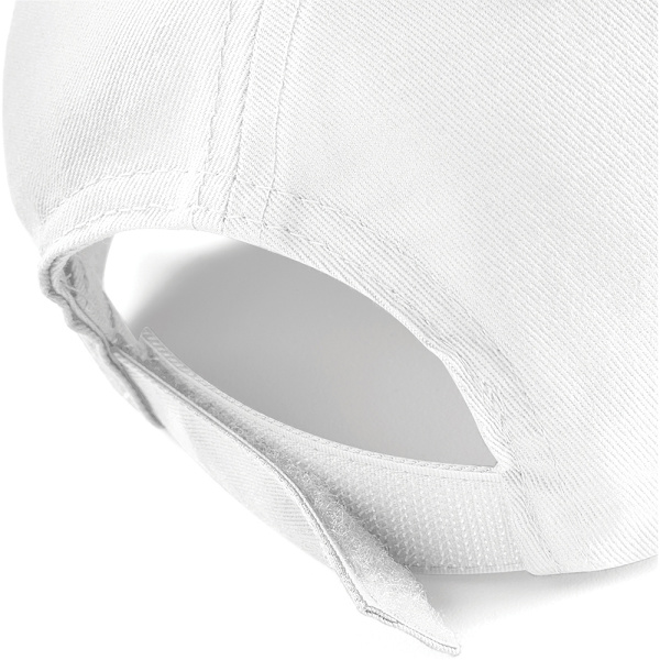 Beechfield Unisex Original 5-Panel Baseballkeps i enfärgad design, One Size White One Size