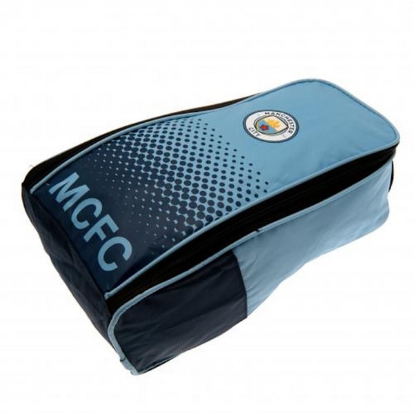 Manchester City FC Face Design Boot Bag One Size Blå Blue One Size