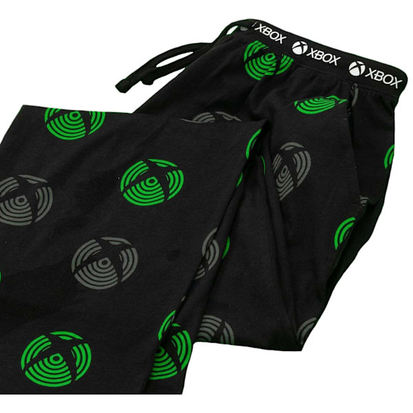 Xbox Lounge-byxor för män M Svart/Neon Grön/Grå Black/Neon Green/Grey M