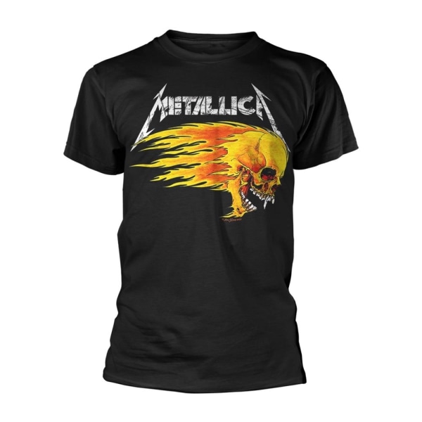 Metallica Unisex Vuxen Flaming Skull Tour ´94 T-shirt S Svart Black S
