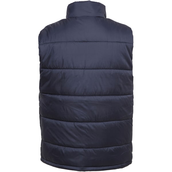 2786 Män Plain Bodywarmer / Gilet Jacka M Marinblå Navy M