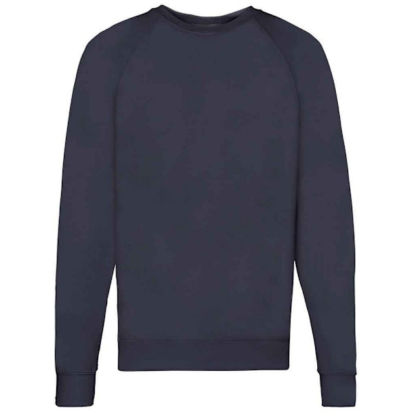 Fruit of the Loom Unisex Adult Lightweight Raglan Sweatshirt XL Deep Navy XL