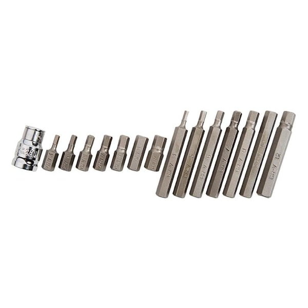 Bluespot Tools Hex Bitssats, 15 Delar En Storlek Flerfärgad Multi Colour One Size