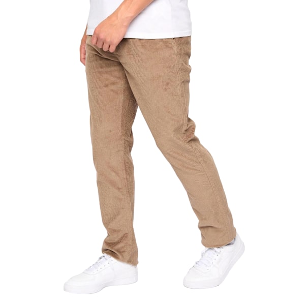 Crosshatch Herr Cordout Lösa Byxor 36S Kex Biscuit 36S