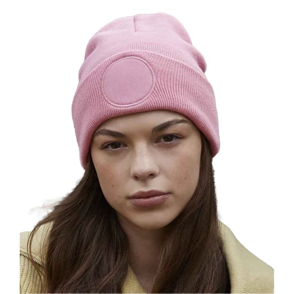Beechfield Circular Patch Mössa One Size Dusky Pink Dusky Pink One Size
