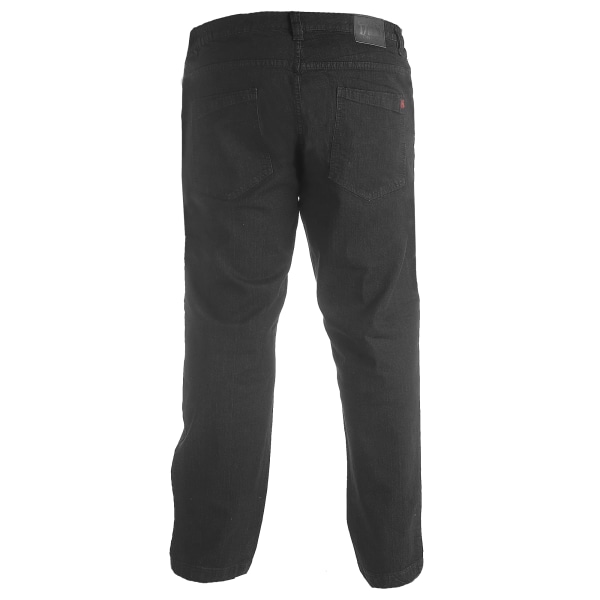 D555 London Herr Kingsize Balfour Comfort Fit Stretch Jeans 40L Black 40L