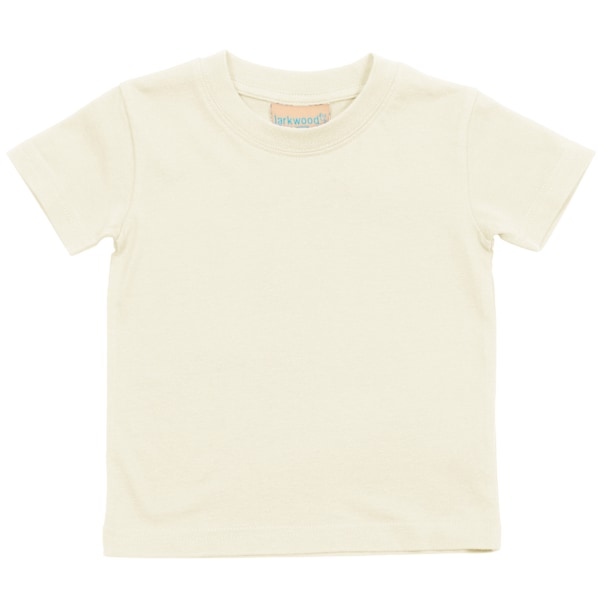 Larkwood Baby/Barn T-shirt med rund hals / Skoluniform 12-18 Pa Pale Yellow 12-18