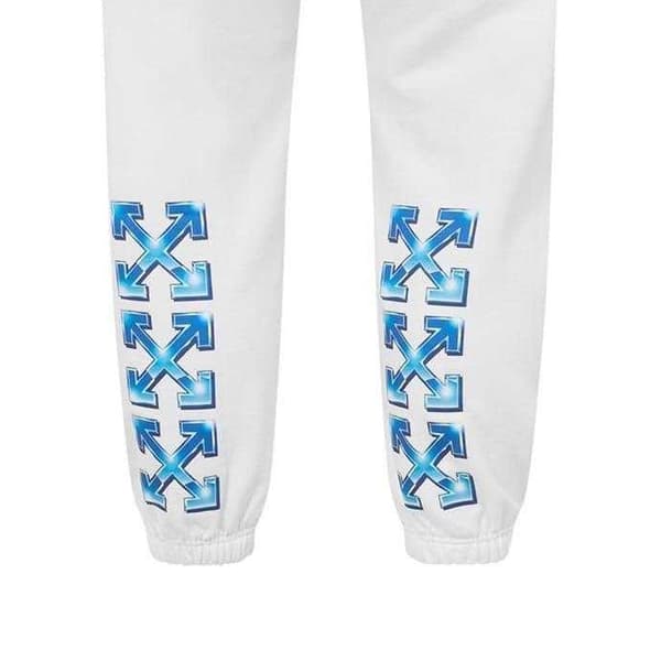 Off White Herr Slim Joggingbyxor XS R Vit White XS R
