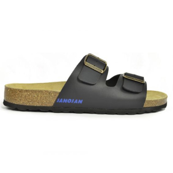 Sanosan Mens Aston Sano Sandaler 8 UK Svart/Brun Black/Brown 8 UK