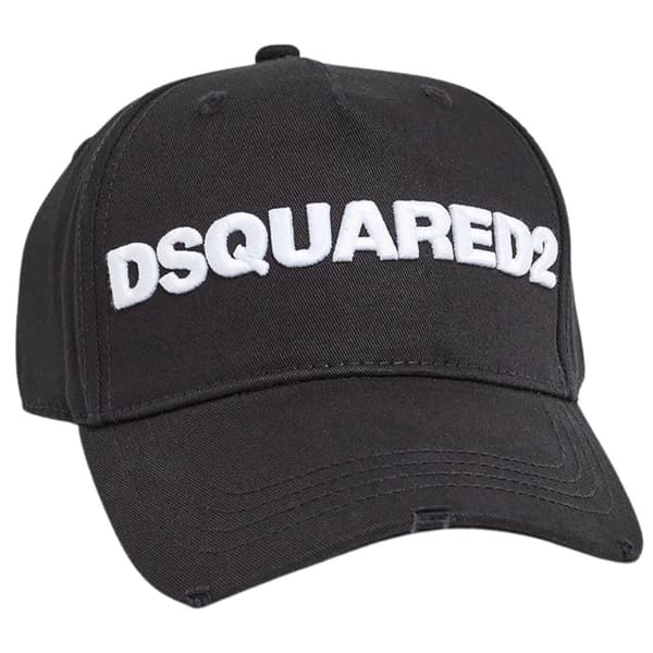 DSquared2 Logo Baseball Keps One Size Svart/Vit Black/White One Size