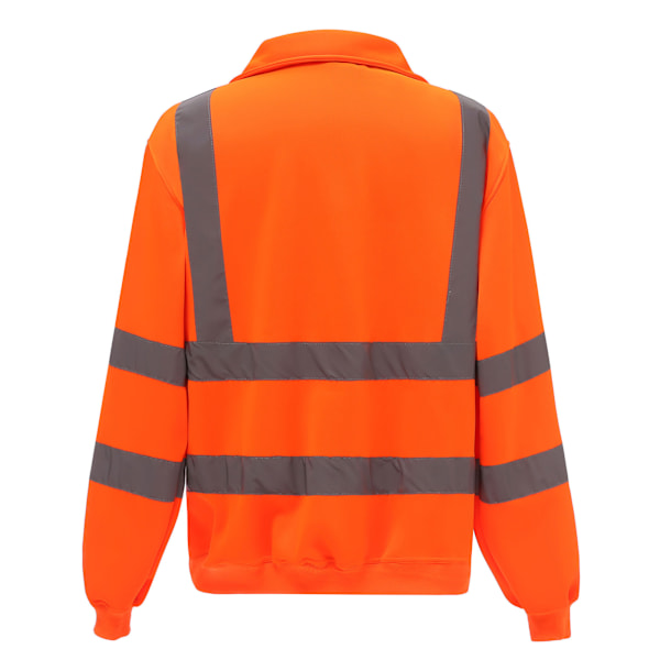 Yoko Unisex Vuxen Hög Synlighet Långärmad Säkerhet T-shirt M Orange Orange M