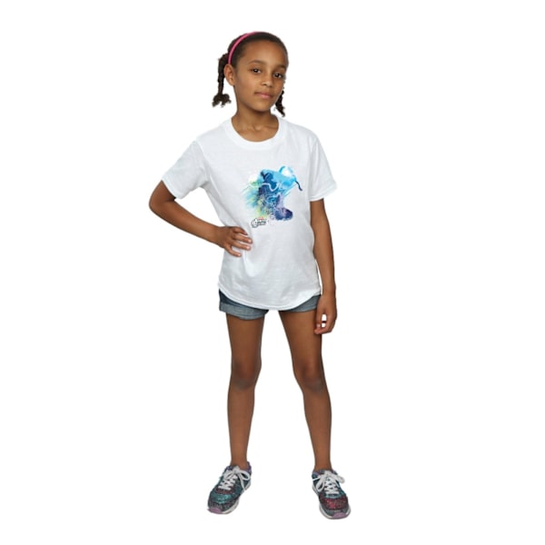 Marvel Girls Thor Art Burst Bomull T-shirt 7-8 år Vit White 7-8 Years