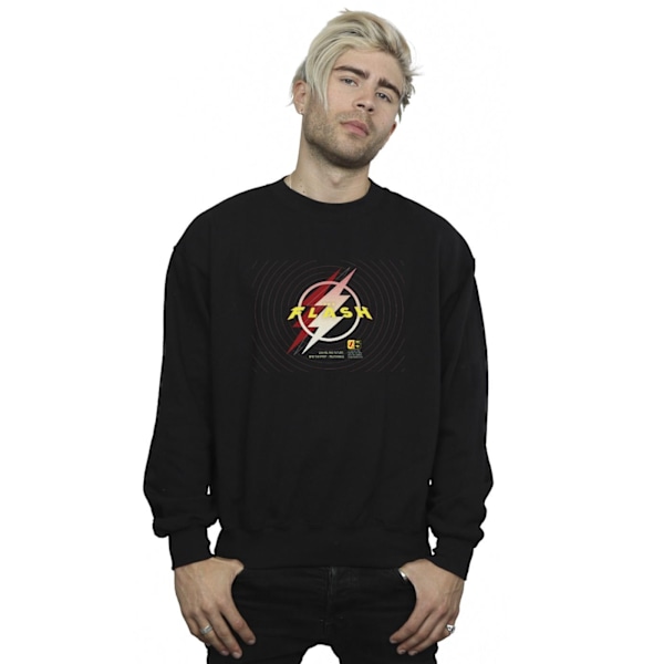 DC Comics Herr The Flash Lightning Logo Sweatshirt XL Svart Black XL