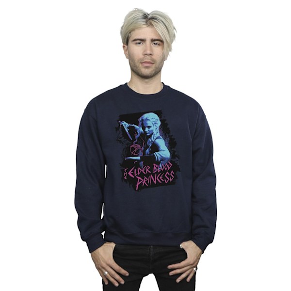 Netflix Mens The Witcher Ciri Blood Princess Sweatshirt S Marinblå Navy Blue S