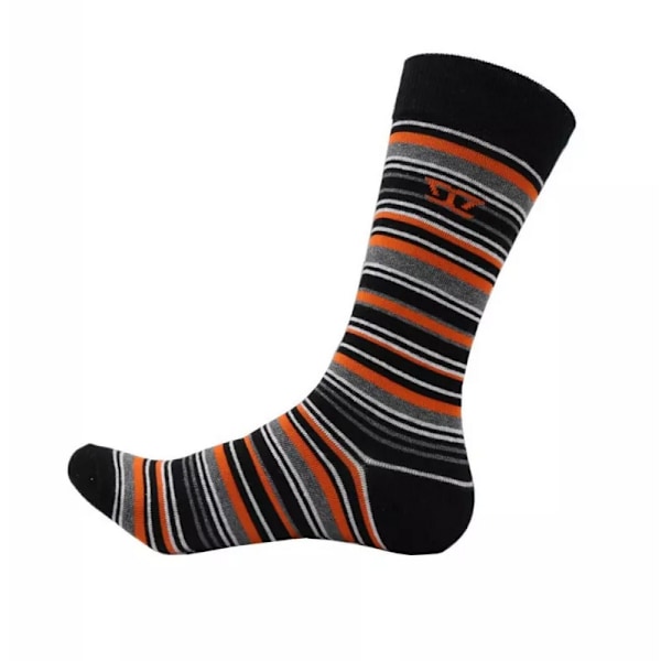 Duke Herr D555 Roxton Randiga Strumpor (3-pack) 14 UK-16 UK Röd Red/Orange/Blue 14 UK-16 UK