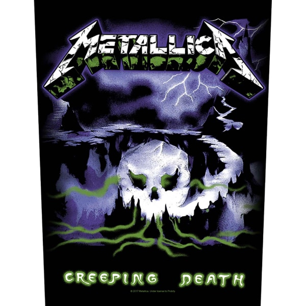 Metallica Creeping Death Patch One Size Svart/Vit/Lila Black/White/Purple One Size